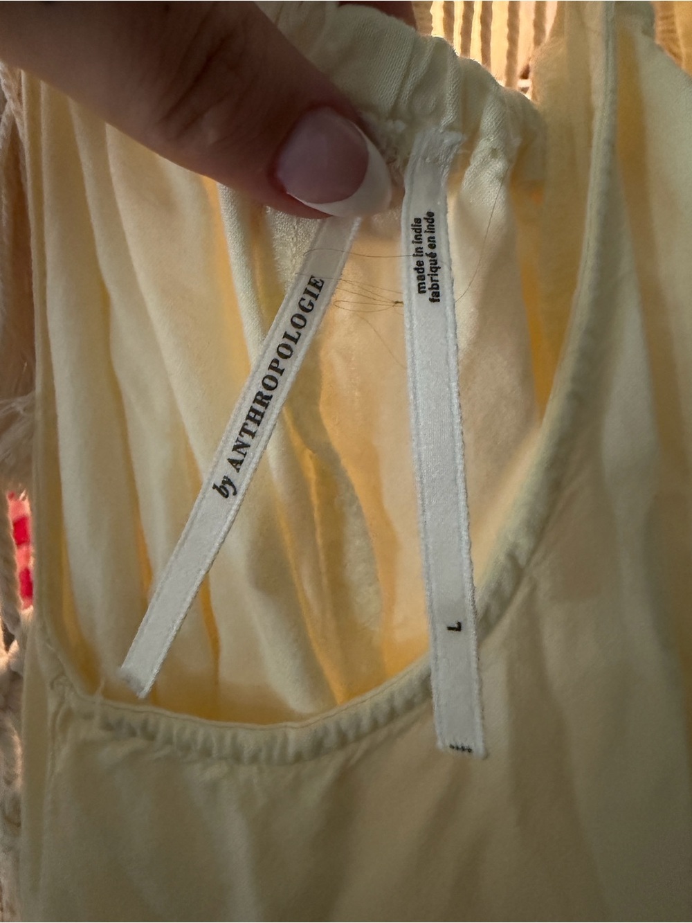 Anthropologie Cream Embroidered Halter Maxi Dress - Picture 3 of 5